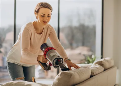 6 easy ideas to clean office sofa without water.